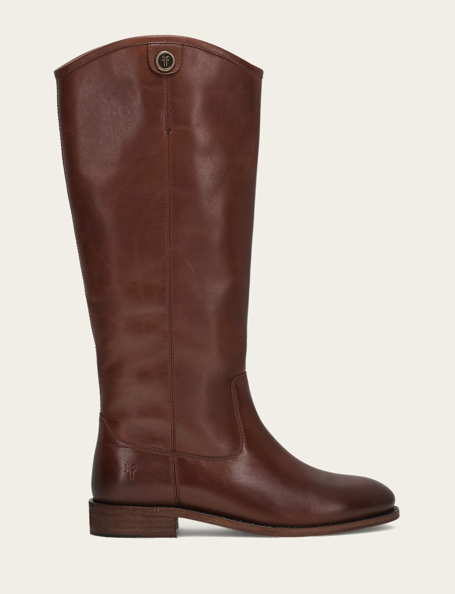 Women’s Cognac Wide Calf Melissa Button 2 Tall Boots | Frye - Cognac
