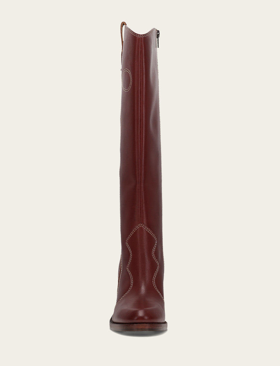 Women's Cranberry Corinne Tall Deco Stitch Boot - Cranberry