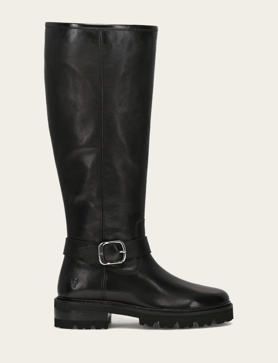 Women's Black Olivia Buckle Tall Boot - Black