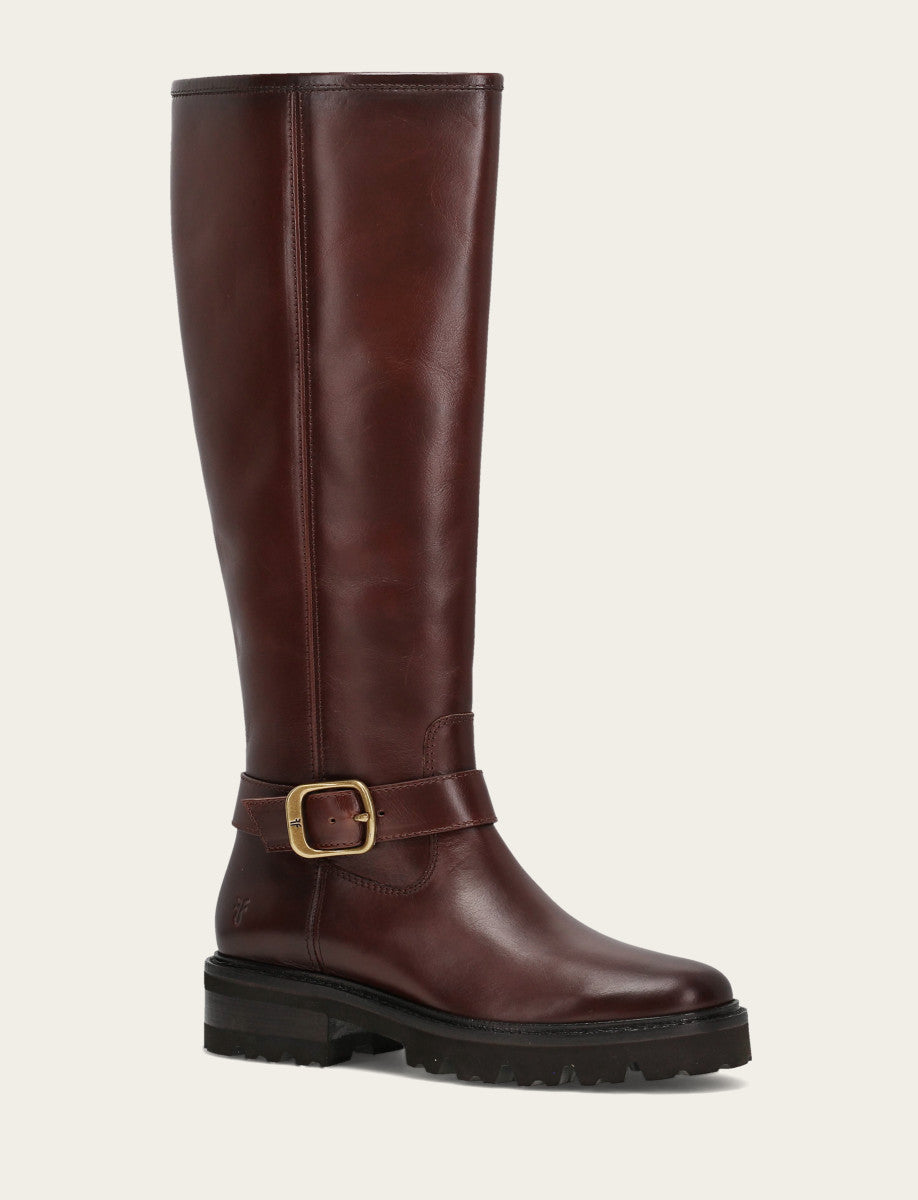 Women's Bourbon Olivia Buckle Tall Boot - Bourbon