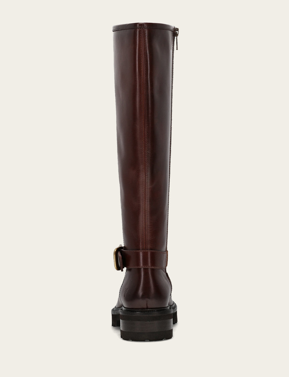 Women's Bourbon Olivia Buckle Tall Boot - Bourbon