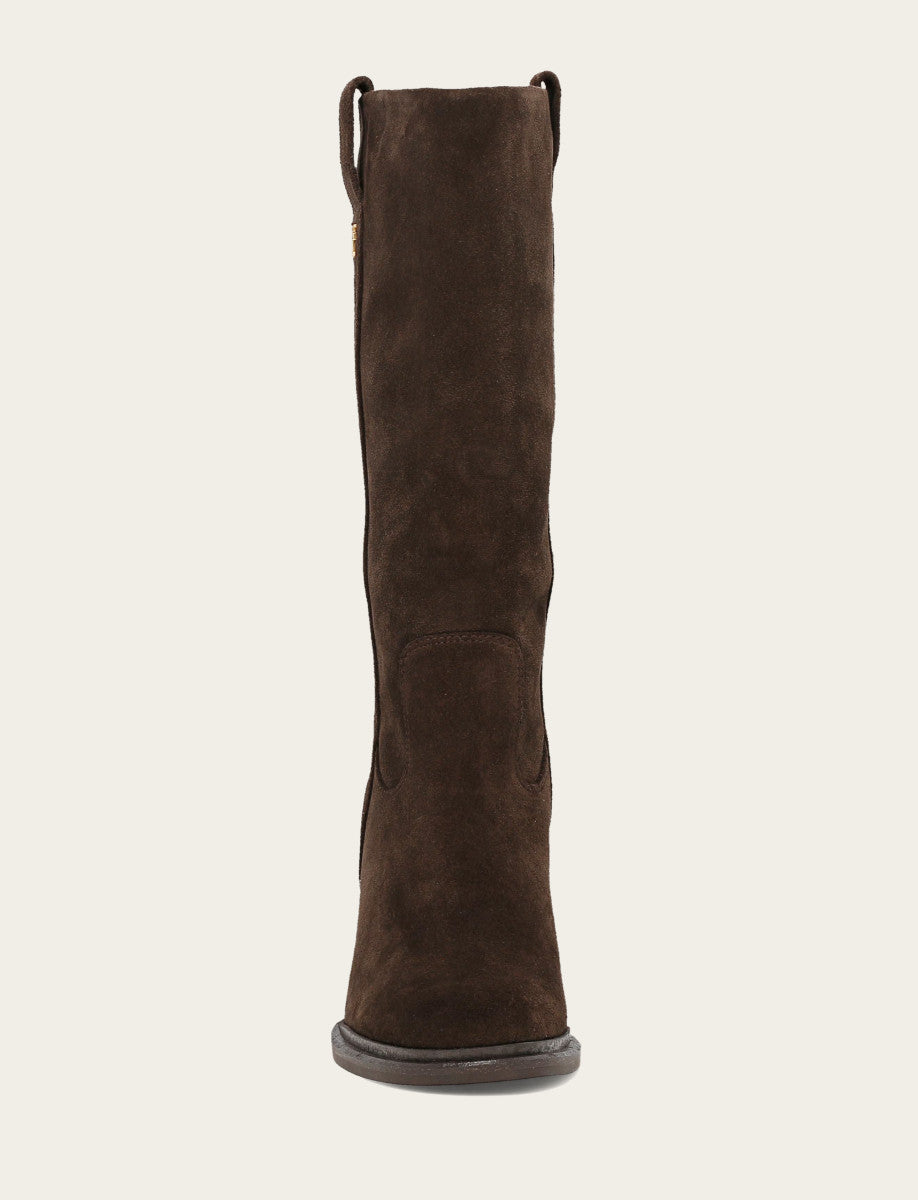 Women's Dark Brown Alex Slouchy Mid Boot - Dark Brown