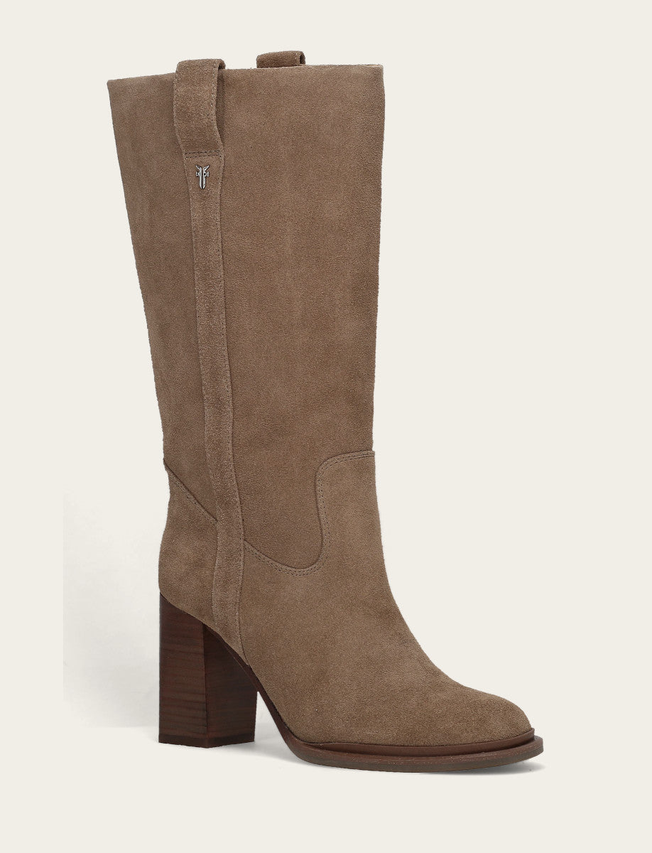 Women's Dark Taupe Alex Slouchy Mid Boot - Dark Taupe