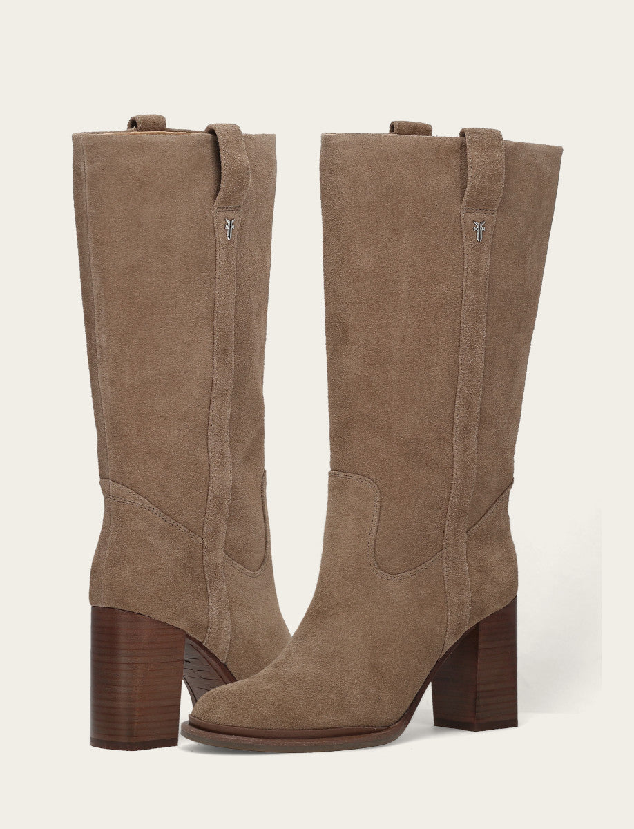 Women's Dark Taupe Alex Slouchy Mid Boot - Dark Taupe
