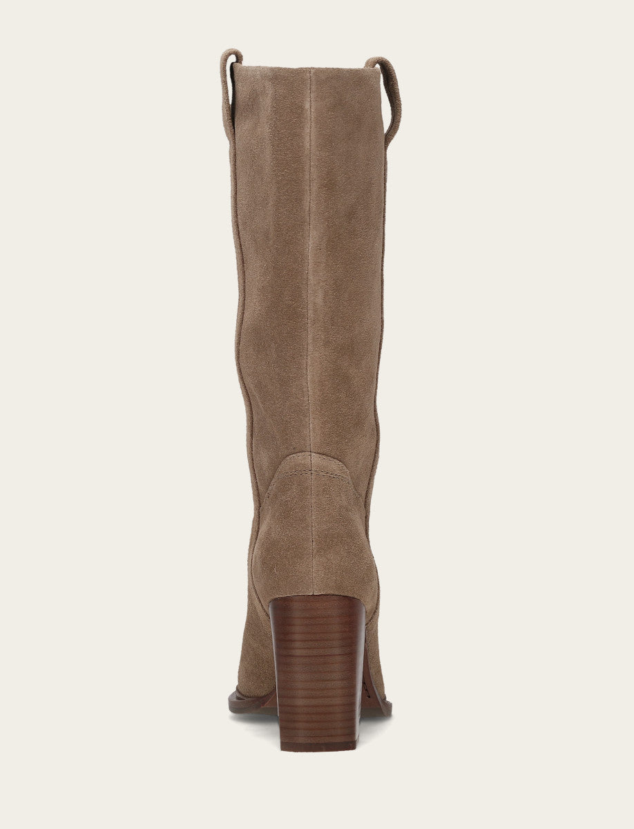 Women's Dark Taupe Alex Slouchy Mid Boot - Dark Taupe