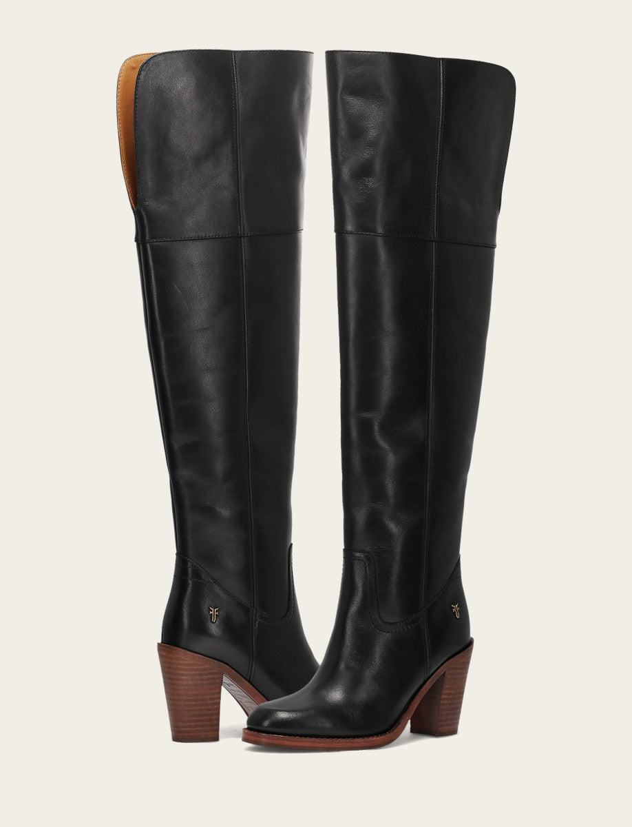 Women's Black Corinne Over The Knee Boot - Black