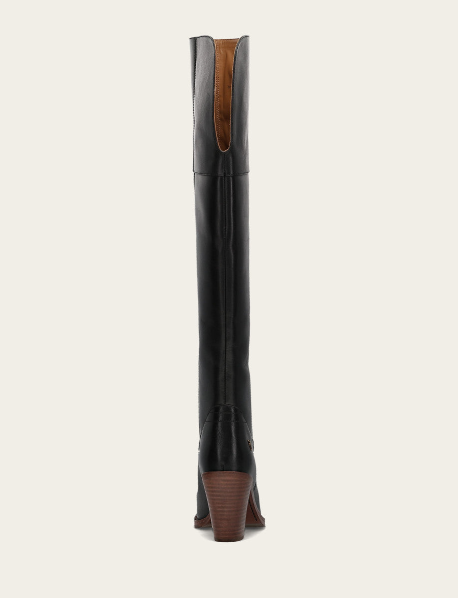 Women's Black Corinne Over The Knee Boot - Black