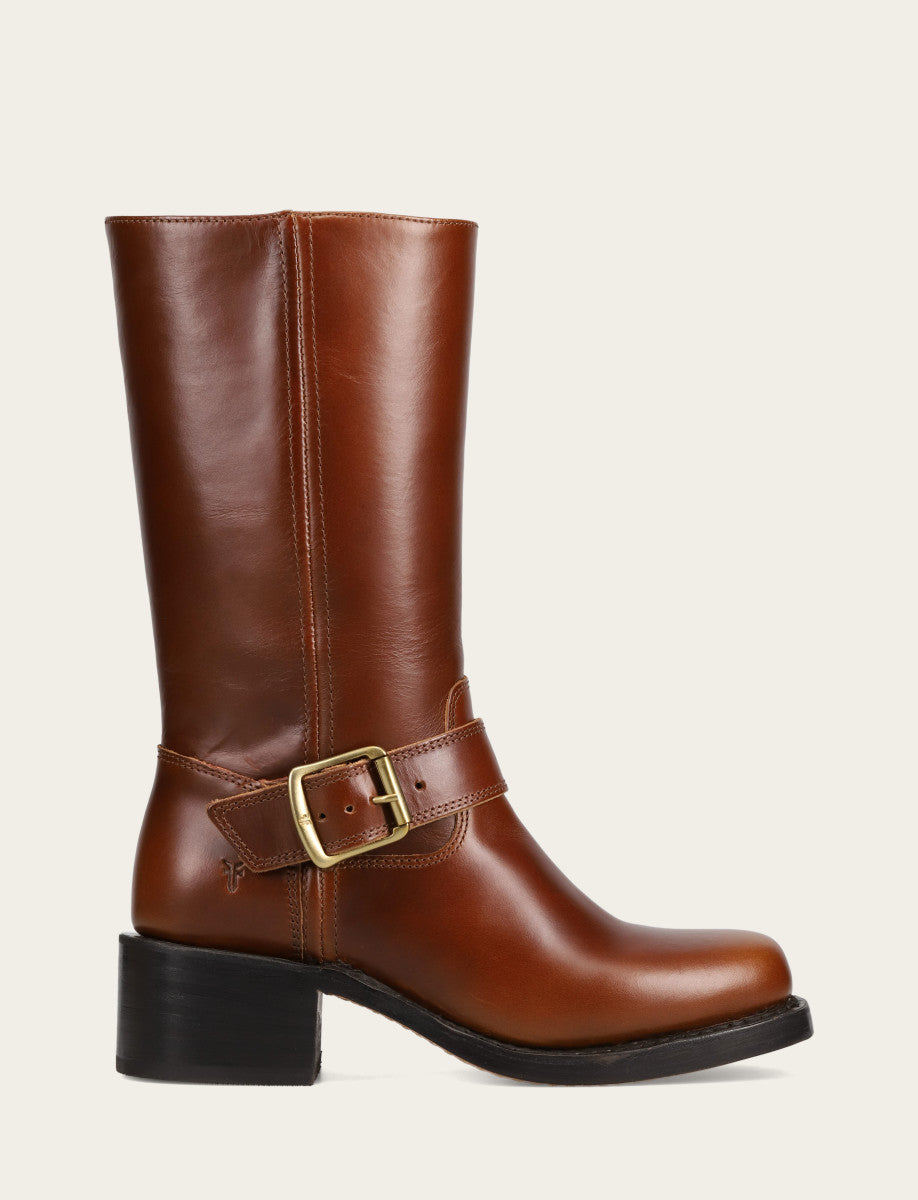 Women's Saddle Campus Buckle Boot - Saddle