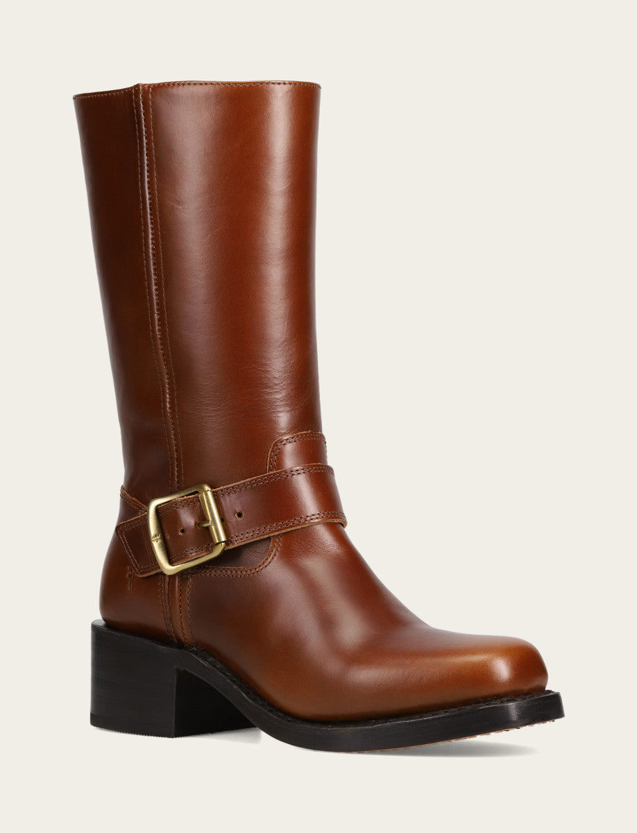 Women's Saddle Campus Buckle Boot - Saddle