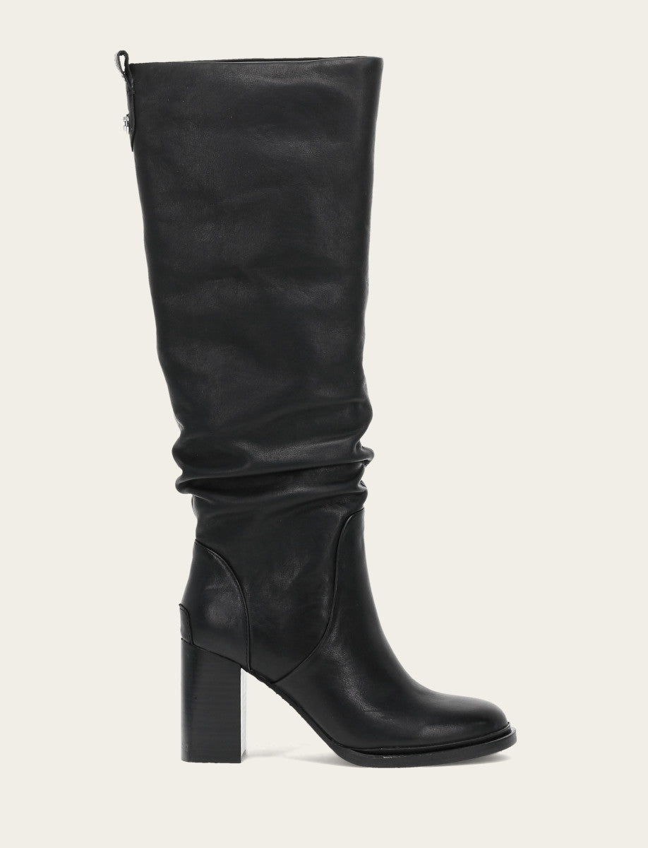 Black Alex Softy Tall Wide Calf Boot - Black