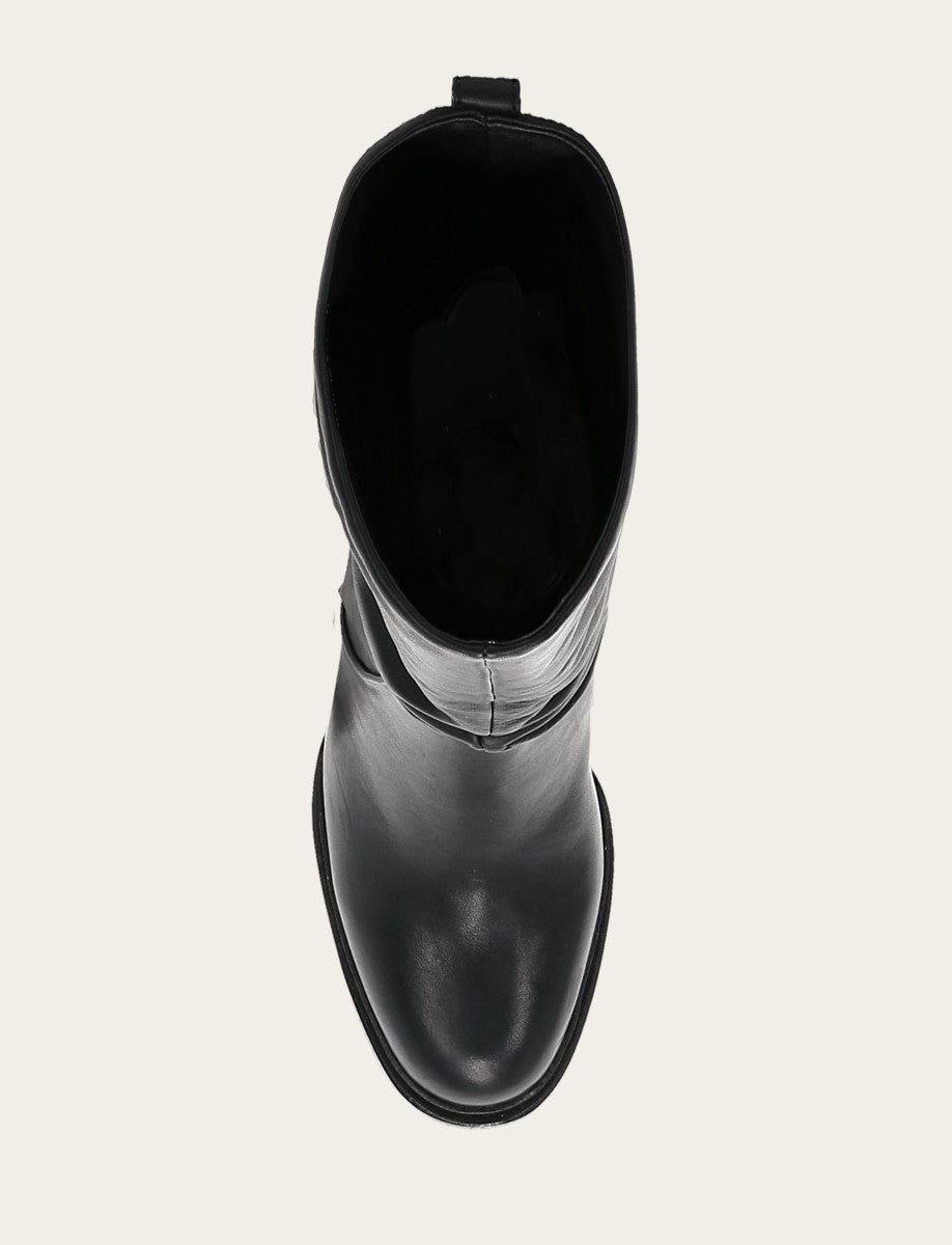 Black Alex Softy Tall Wide Calf Boot - Black