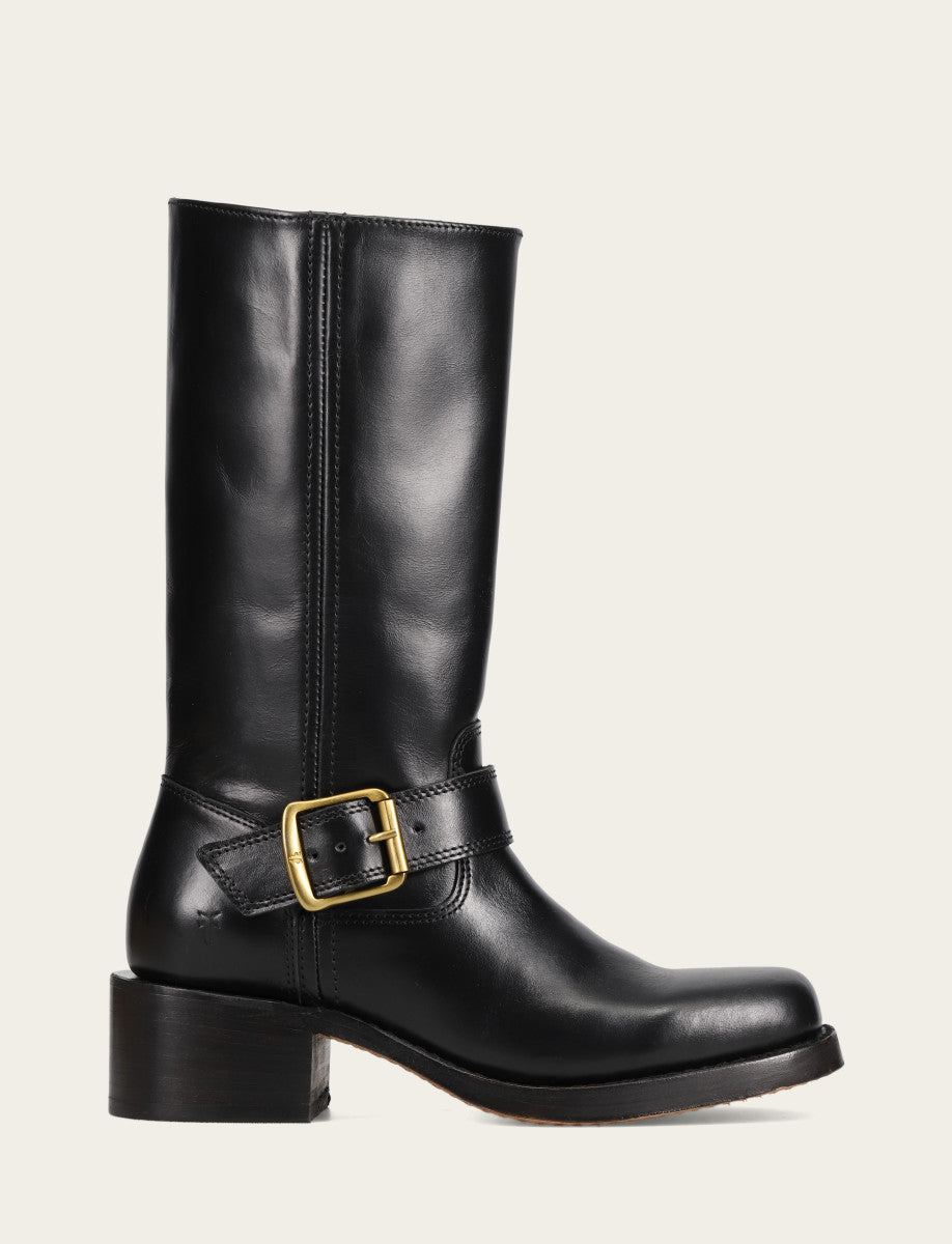 Women's Black Campus Buckle Boot - Black