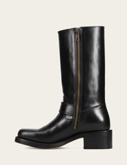 Women's Black Campus Buckle Boot - Black