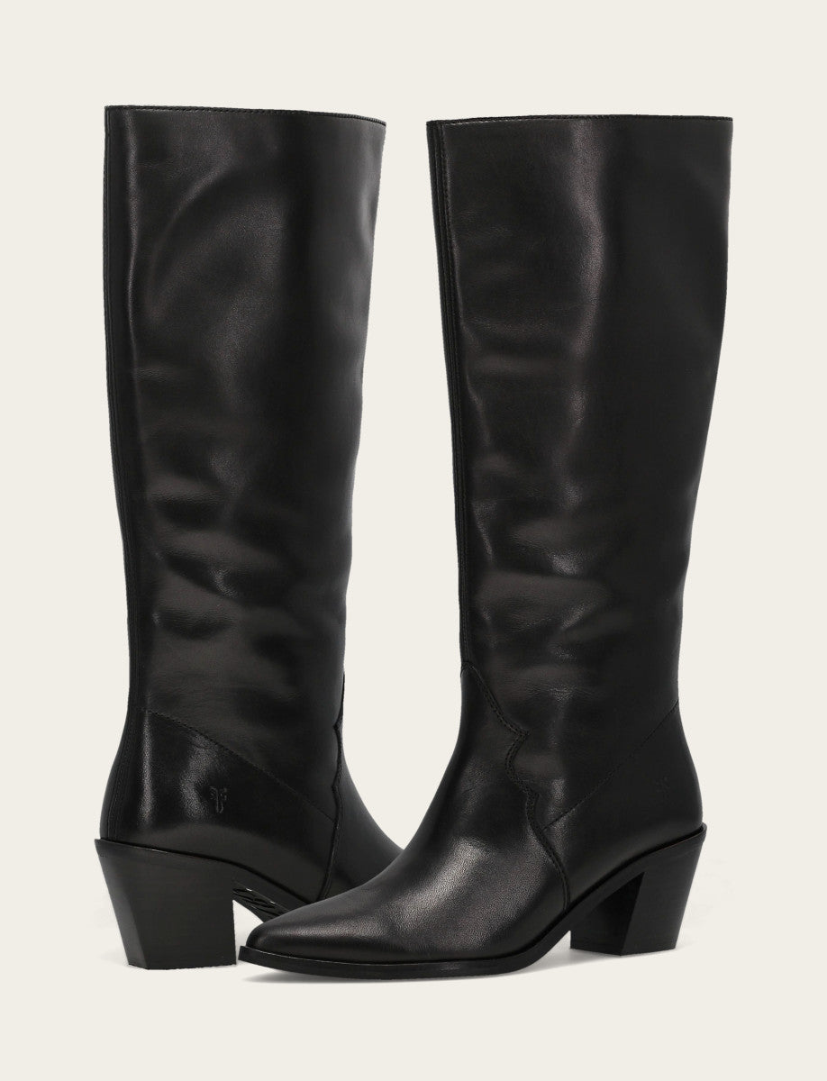 Women's Black Sara Slouchy Boot - Black
