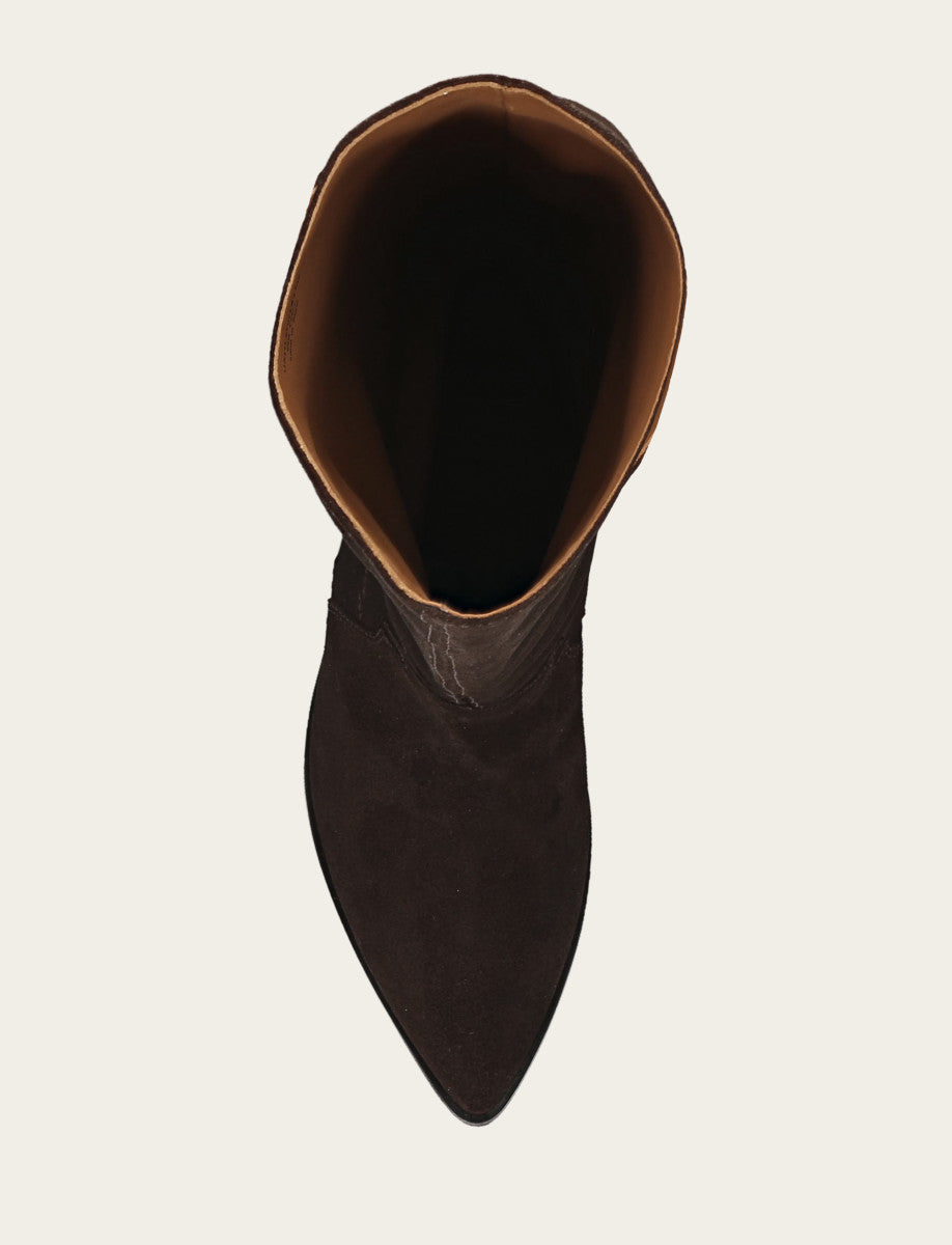 Women's Dark Brown Sara Slouchy Boot - Dark Brown