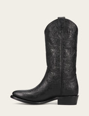 Billy Pull On Boot - Black Floral