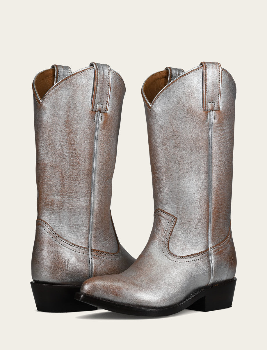 Women's Silver Billy Pull On Boot - Silver