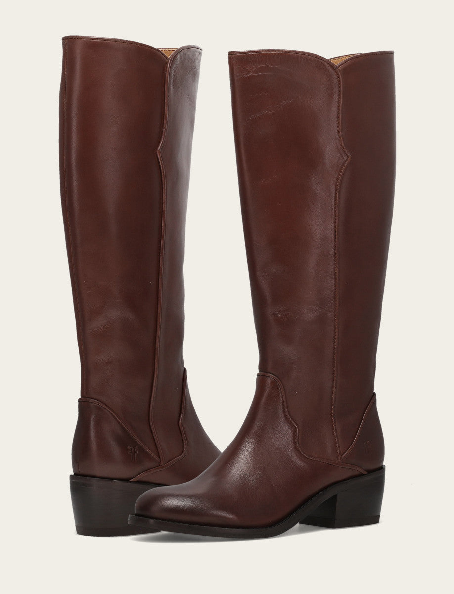 Women's Saddle Carson 2 Piping Tall Boot - Saddle