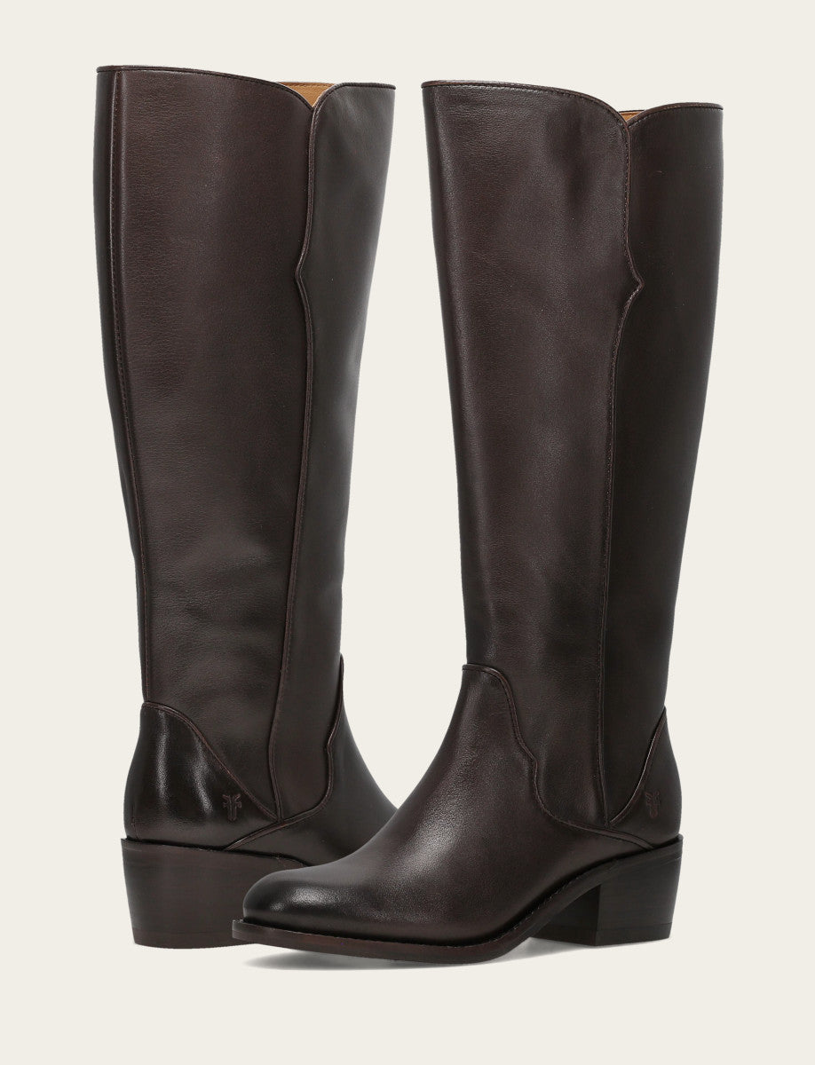 Women's Dark Brown Carson 2 Piping Tall Boot - Dark Brown
