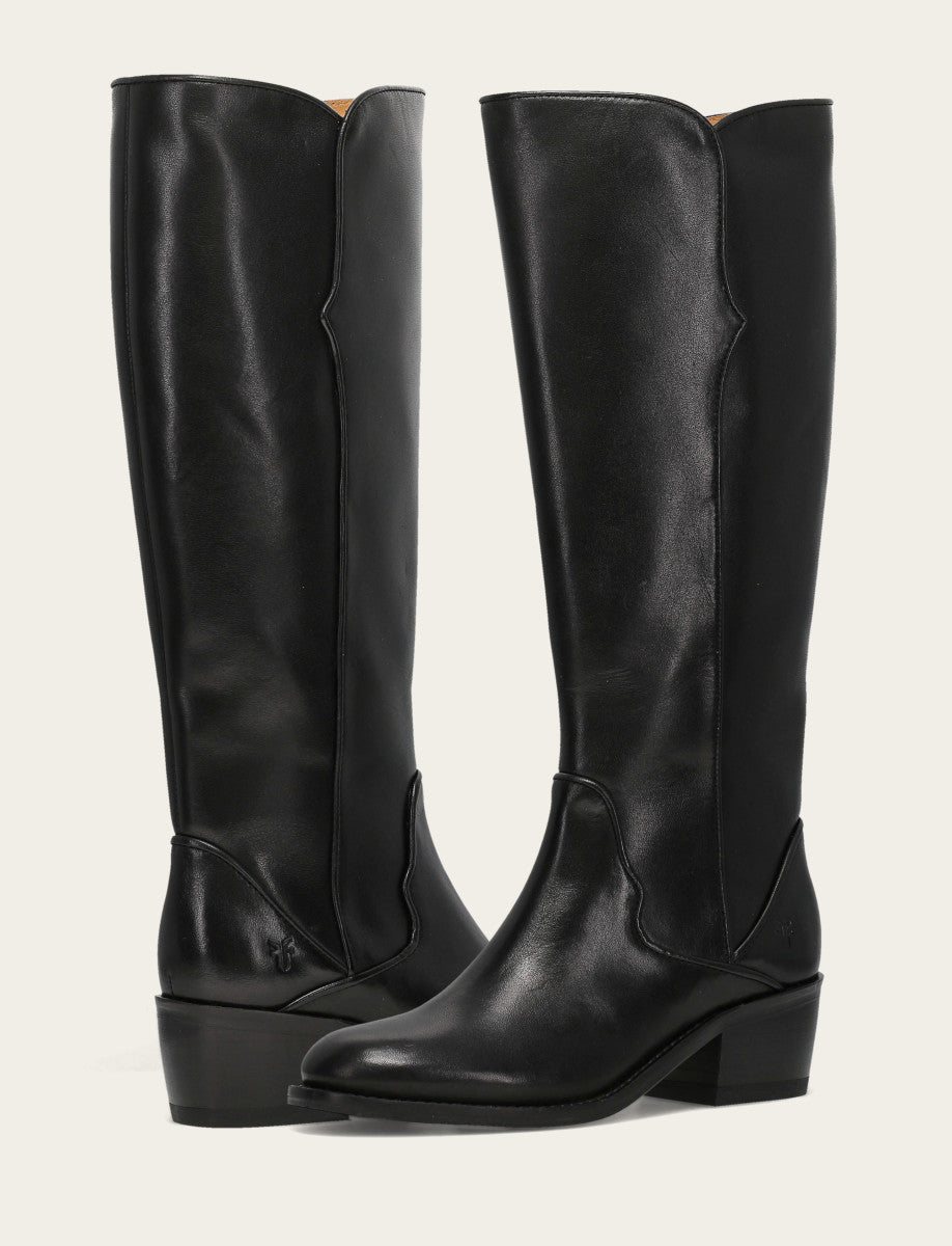 Women's Black Carson 2 Piping Tall Boot - Black