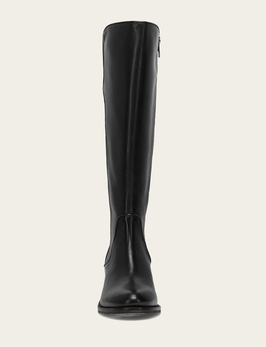 Women's Black Carson 2 Piping Tall Wide Calf Boot - Black