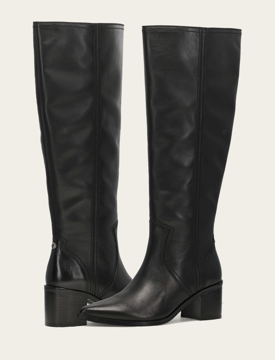 Women's Black Sadie Softy Tall Wide Calf Boot - Black