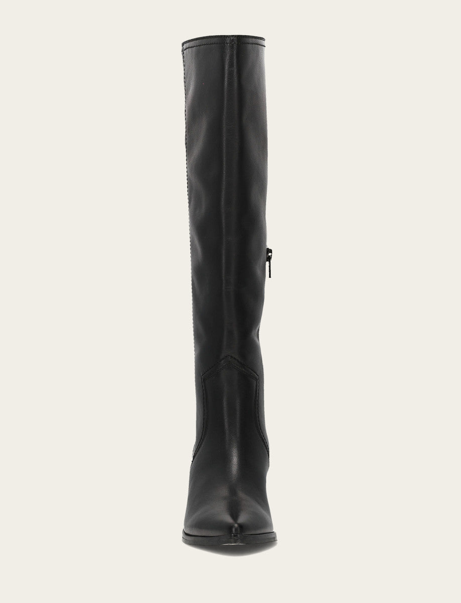 Women's Black Sadie Softy Tall Wide Calf Boot - Black