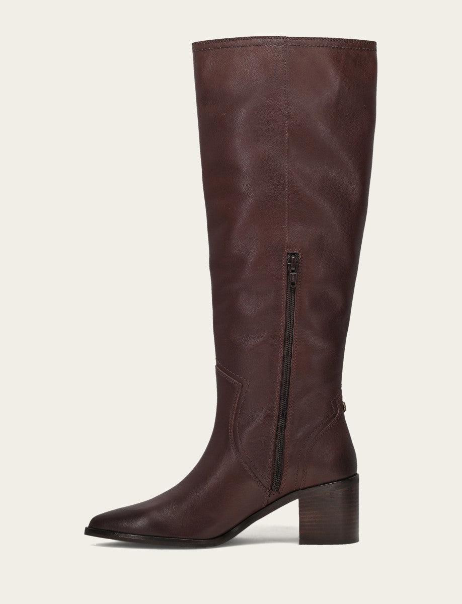 Women's Cocoa Sadie Softy Tall Wide Calf Boot - Cocoa