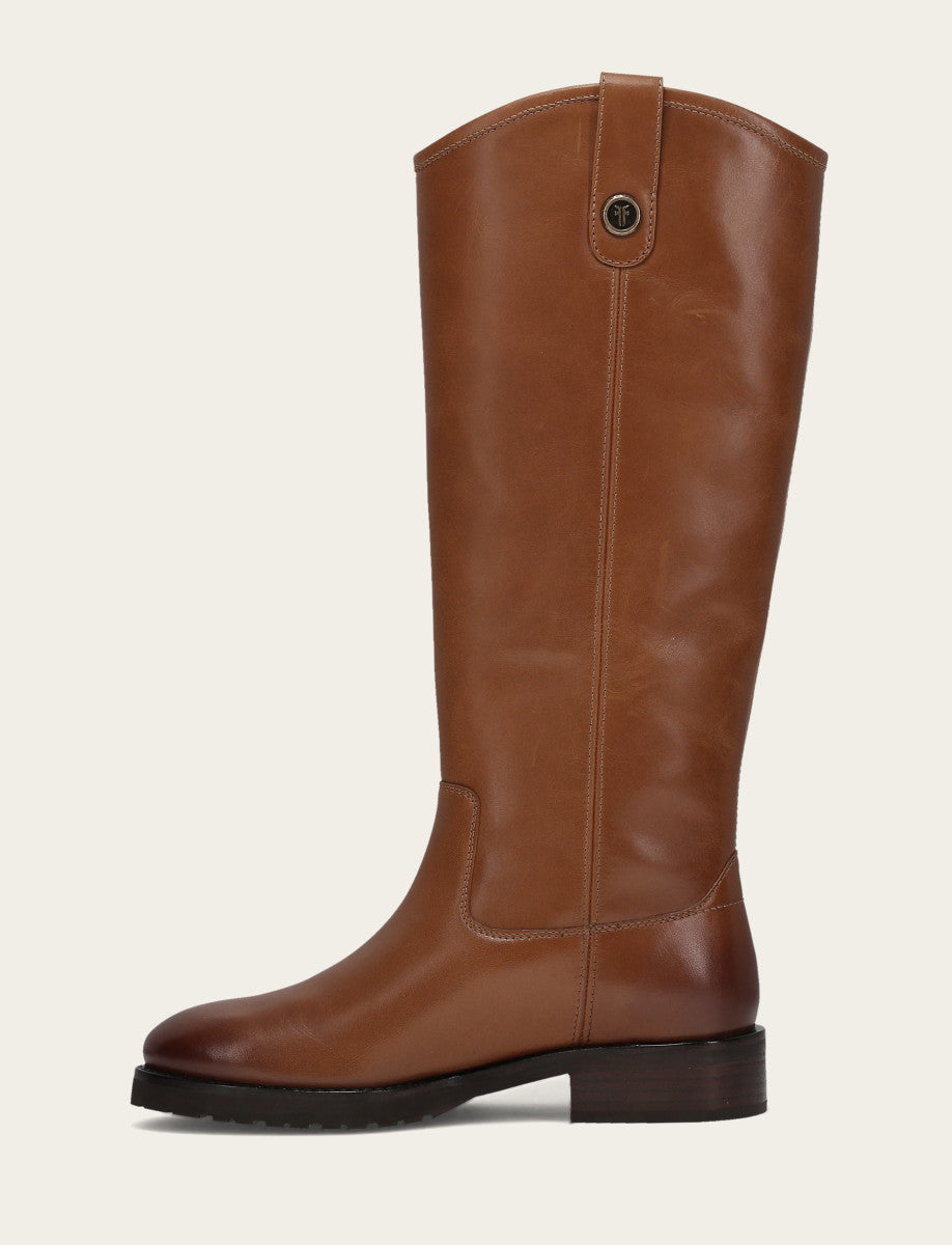 Women's Tan Melissa Lug Button Tall Boot - Tan
