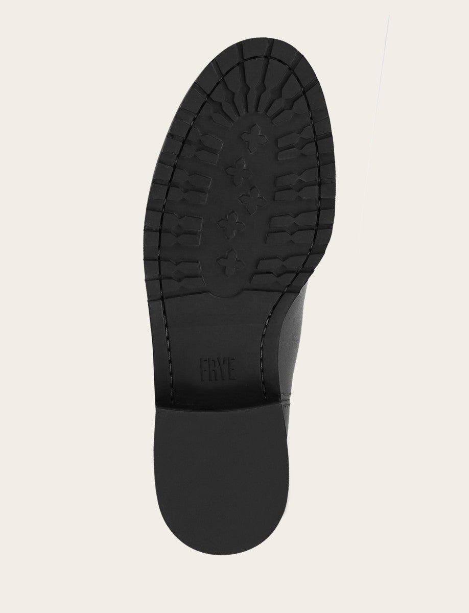 Women's Black Melissa Lug Button Tall Boot - Black
