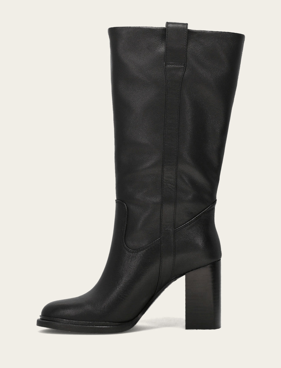 Women's Black Alex Slouchy Mid Boot - Black