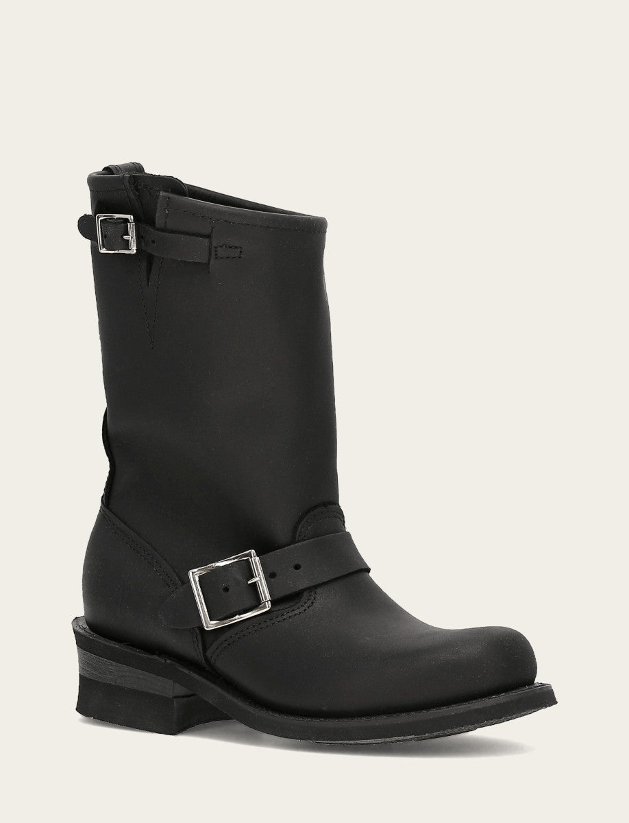 Women's Black Engineer 12R Boots - Black