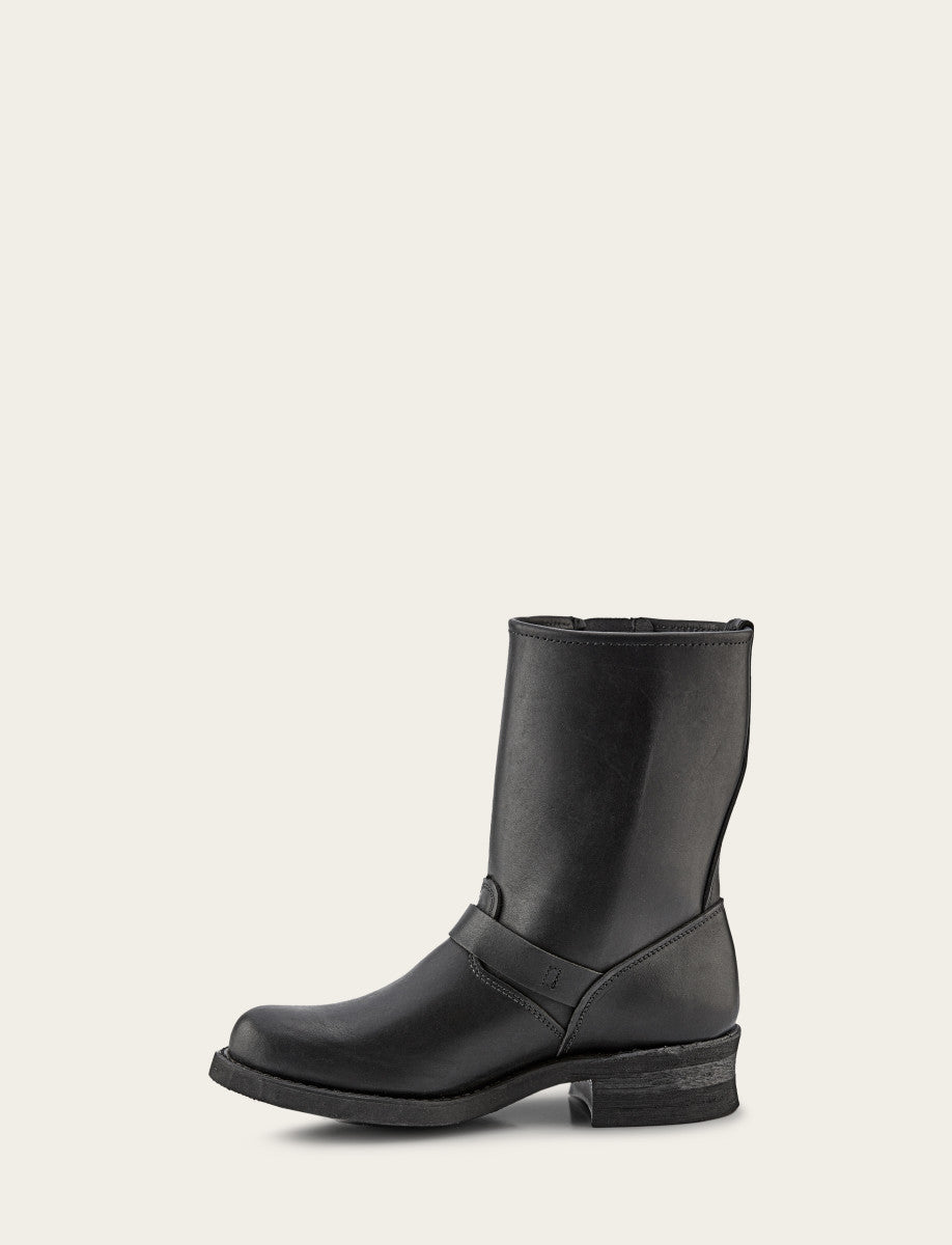 Women's Black Engineer 12R Boots - Black