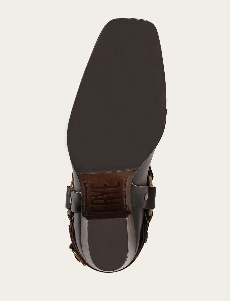Women's Dark Brown Shiloh Harness Belted Boot - Dark Brown