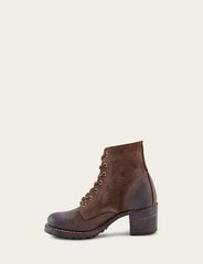 Women's Dark Brown Sabrina 6G Lace Up Boots - Dark Brown