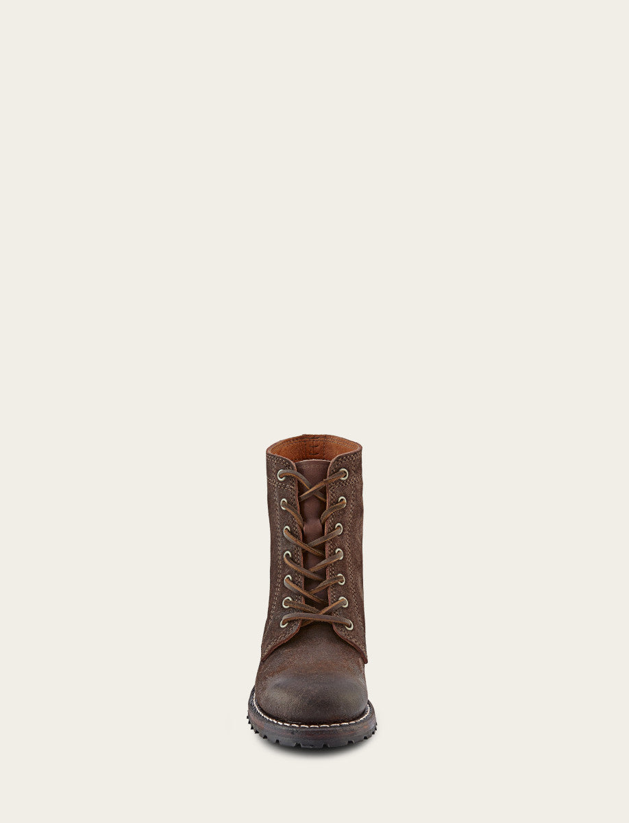 Women's Dark Brown Sabrina 6G Lace Up Boots - Dark Brown
