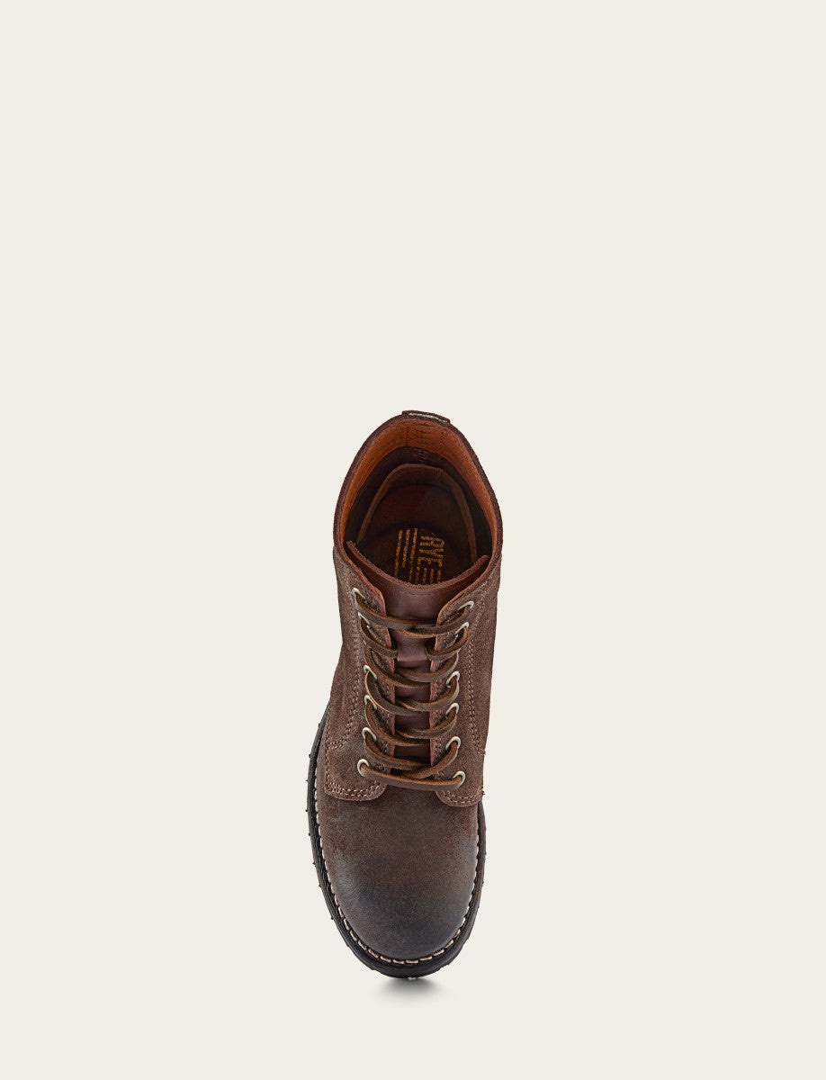 Women's Dark Brown Sabrina 6G Lace Up Boots - Dark Brown
