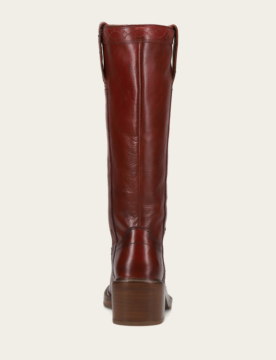 Women's Merlot Kate Pull On Wide Calf Boot - Merlot