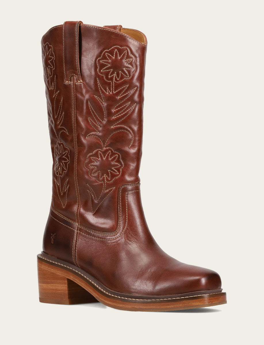 Auburn Kate Deco Stitch Boot - Auburn