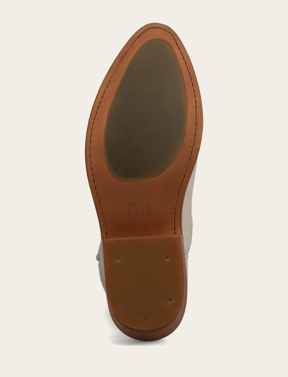 Ivory Billy Pull On Deco Stitch Boot - Ivory