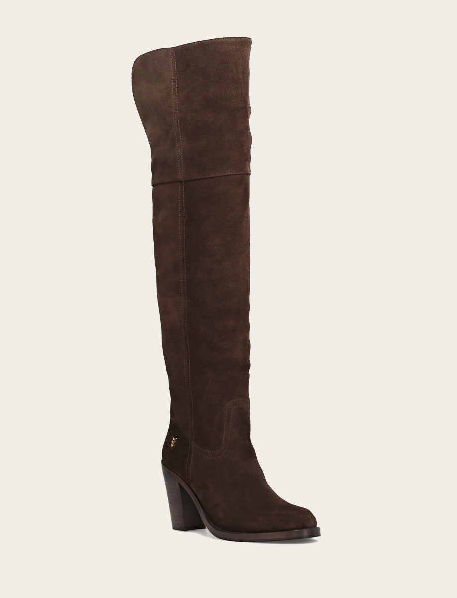 Women's Dark Brown Corinne Over The Knee Boot - Dark Brown