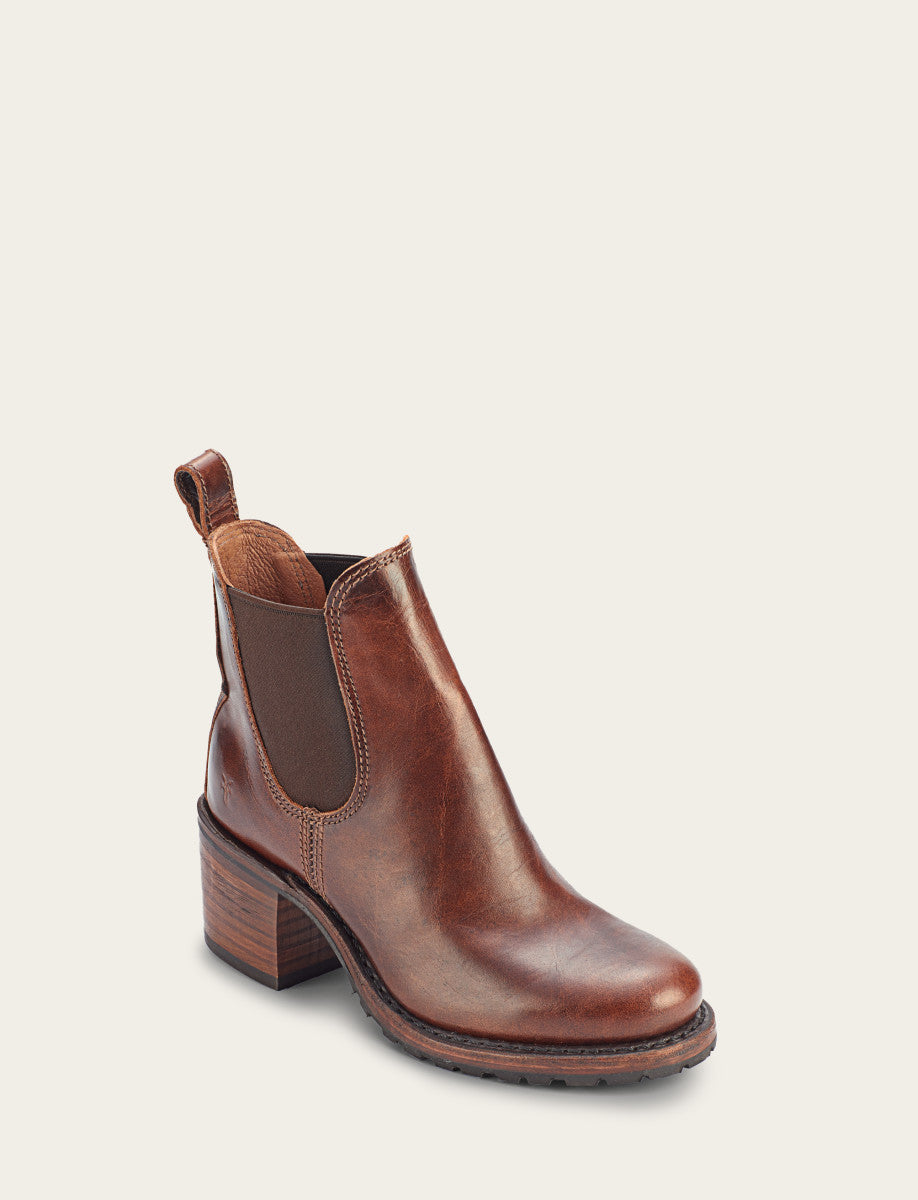 Women's Cognac Sabrina Chelsea Boots - Cognac