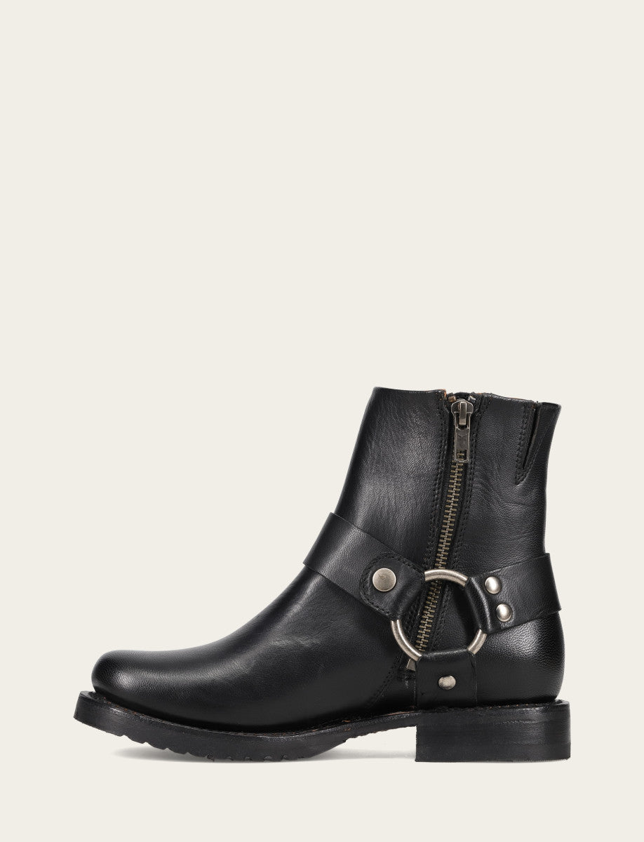 Women's Black Veronica Flex Harness Booties - Black