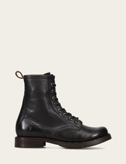 Women's Black Veronica Flex Combat Booties - Black