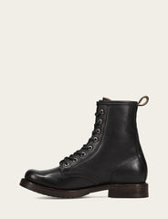Women's Black Veronica Flex Combat Booties - Black