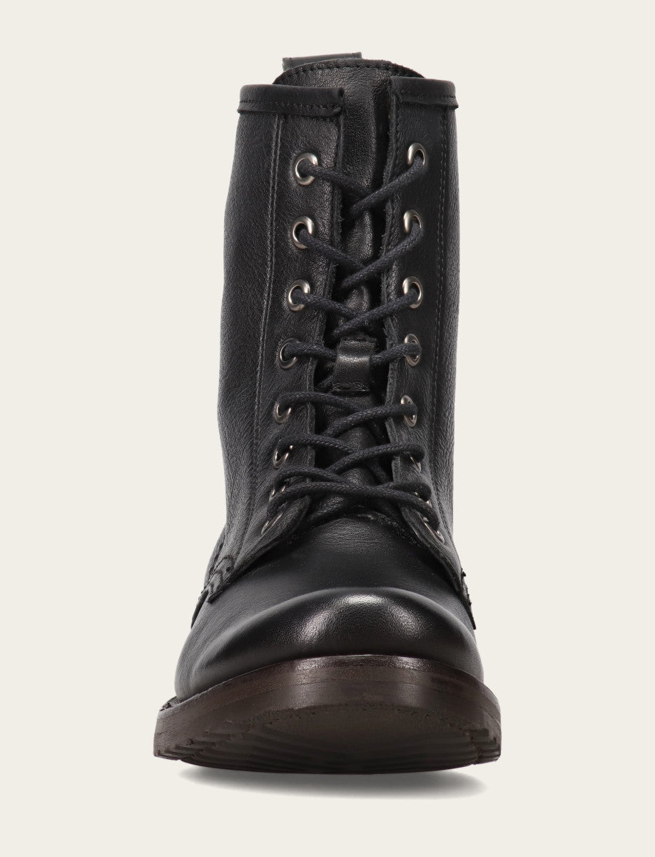 Women's Black Veronica Flex Combat Booties - Black