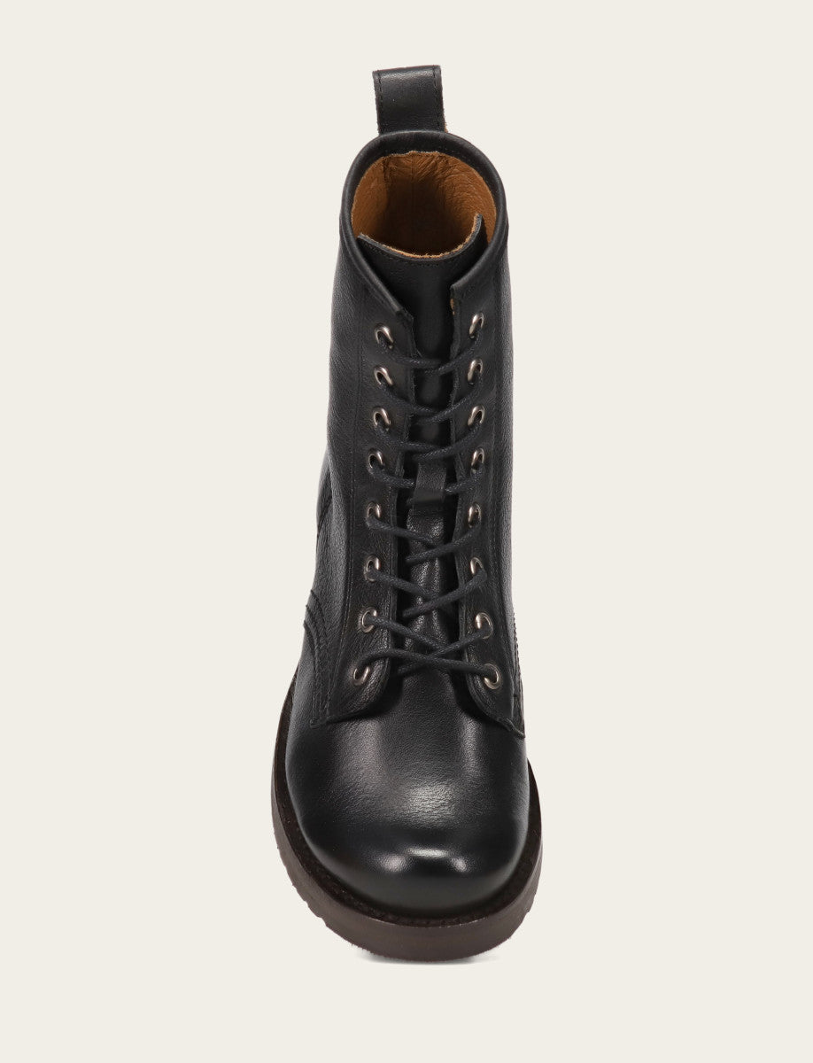 Women's Black Veronica Flex Combat Booties - Black