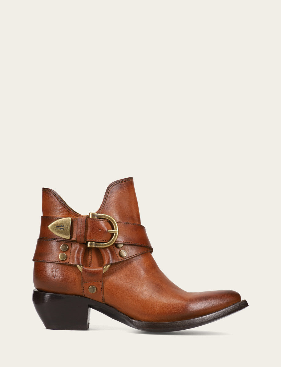 Women's Caramel Sacha Multi Strap Booties - Caramel