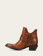Women's Caramel Sacha Multi Strap Booties - Caramel
