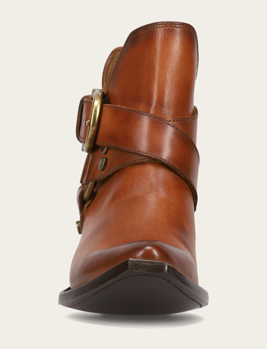 Women's Caramel Sacha Multi Strap Booties - Caramel